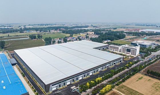 Σθεναρή και σταθερή ατσάλινη δομή αποθήκη για διανομή και αποθήκευση με προκατασκευασμένο σχεδιασμό