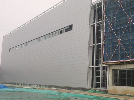 Ελαφριά κατασκευασμένη χάλυβα δομή λύση κατασκευής αποθήκης με εξατομικευμένη διάσταση