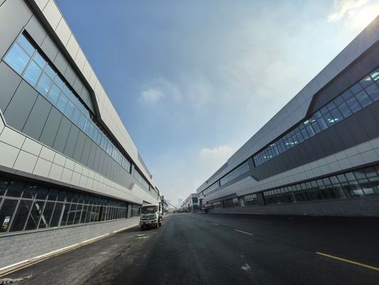 Υψηλής απόδοσης προκατασκευασμένη μεταλλική αποθήκη βιώσιμη κατασκευή