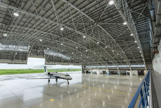 Εμπορικό hangar Χάλυβα δομικό κτίριο